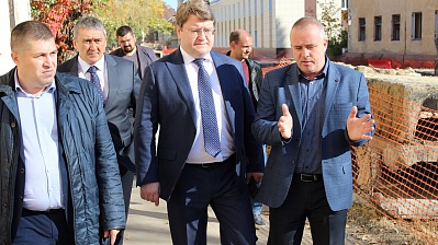 Семен Сазонов встретился с врио губернатора Липецкой области Игорем Артамоновым