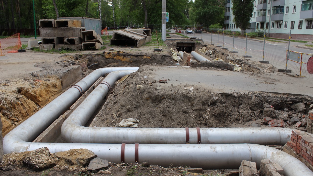 В Липецке «Квадра» заменит на улице Адмирала Макарова более 300 метров труб