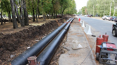 В Липецке «Квадра» заменила 400 метров теплотрассы на улице Водопьянова