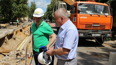 Главный инженер ПАО «Квадра» Евгений Жадовец проконтролировал ход ремонтной кампании в Липецкой области